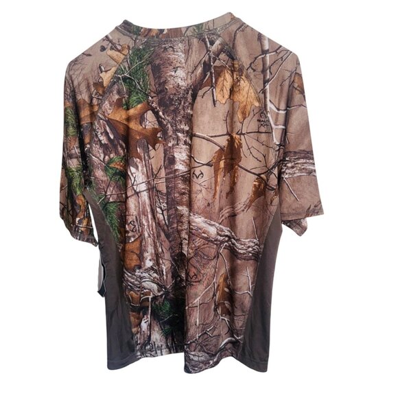 Game Winner Mens Realtree Max-5 Camo Short Sleeve Shirt Hunting Dri Fit Size S - Picture 2 of 7